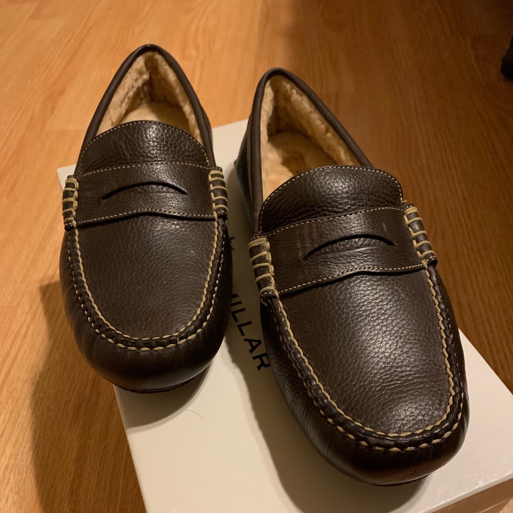 Peter Millar leather loafer